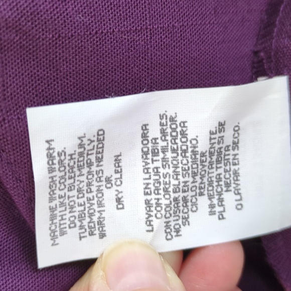 Sag Harbor Petites Plum Color Blazer - Picture 6 of 7